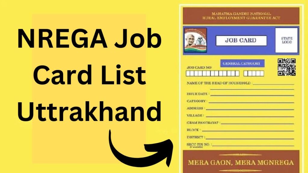 NREGA Job Card List Uttrakhand