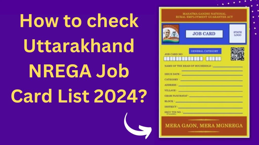 NREGA Job Card List Uttrakhand